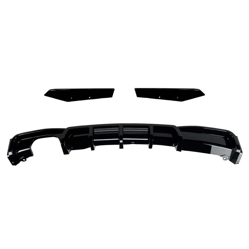 V Style Gloss Black Diffuser for BMW F30 F31 3 Series 12-19-Carbon Factory