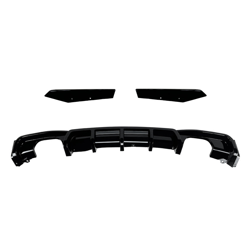 V Style Gloss Black Diffuser for BMW F30 F31 3 Series 12-19-Carbon Factory
