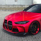 V Style Gloss Black Front Splitter 3 Pieces for BMW G80 M3 G82 G83 M4 21-Present-Carbon Factory