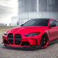 V Style Gloss Black Front Splitter 3 Pieces for BMW G80 M3 G82 G83 M4 21-Present-Carbon Factory