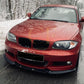 V Style Gloss Black Front Splitter for BMW 1 Series E82 E88 2007-2013-Carbon Factory