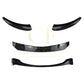 V Style Gloss Black Front Splitter for BMW 1 Series E82 E88 2007-2013-Carbon Factory