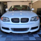 V Style Gloss Black Front Splitter for BMW 1 Series E82 E88 2007-2013-Carbon Factory
