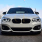 V Style Gloss Black Front Splitter for BMW F20 F21 1 Series LCI M Sport 15-19-Carbon Factory