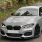 V Style Gloss Black Front Splitter for BMW F20 F21 1 Series LCI M Sport 15-19-Carbon Factory
