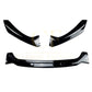 V Style Gloss Black Front Splitter for BMW F20 F21 1 Series LCI M Sport 15-19-Carbon Factory