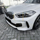 V Style Gloss Black Front Splitter for BMW F40 1 Series 19-24-Carbon Factory