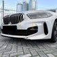 V Style Gloss Black Front Splitter for BMW F40 1 Series 19-24-Carbon Factory