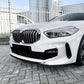 V Style Gloss Black Front Splitter for BMW F40 1 Series 19-24-Carbon Factory