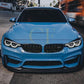 V Style Gloss Black Front Splitter for BMW F80 M3 F82 F83 M4 14-20-Carbon Factory