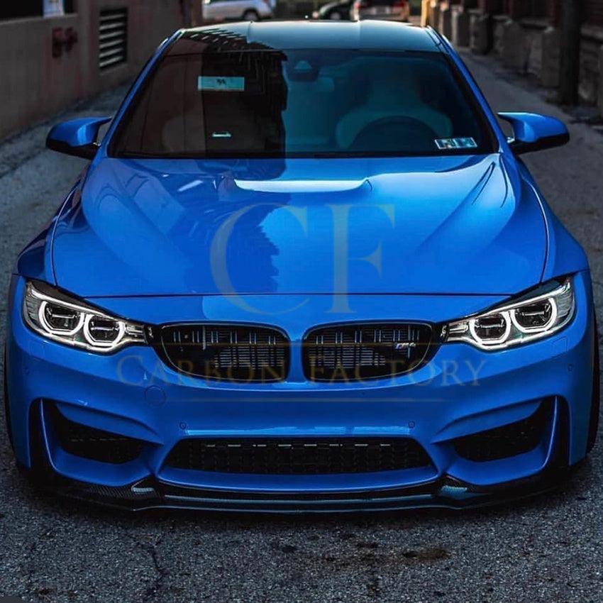 V Style Gloss Black Front Splitter for BMW F80 M3 F82 F83 M4 14-20-Carbon Factory