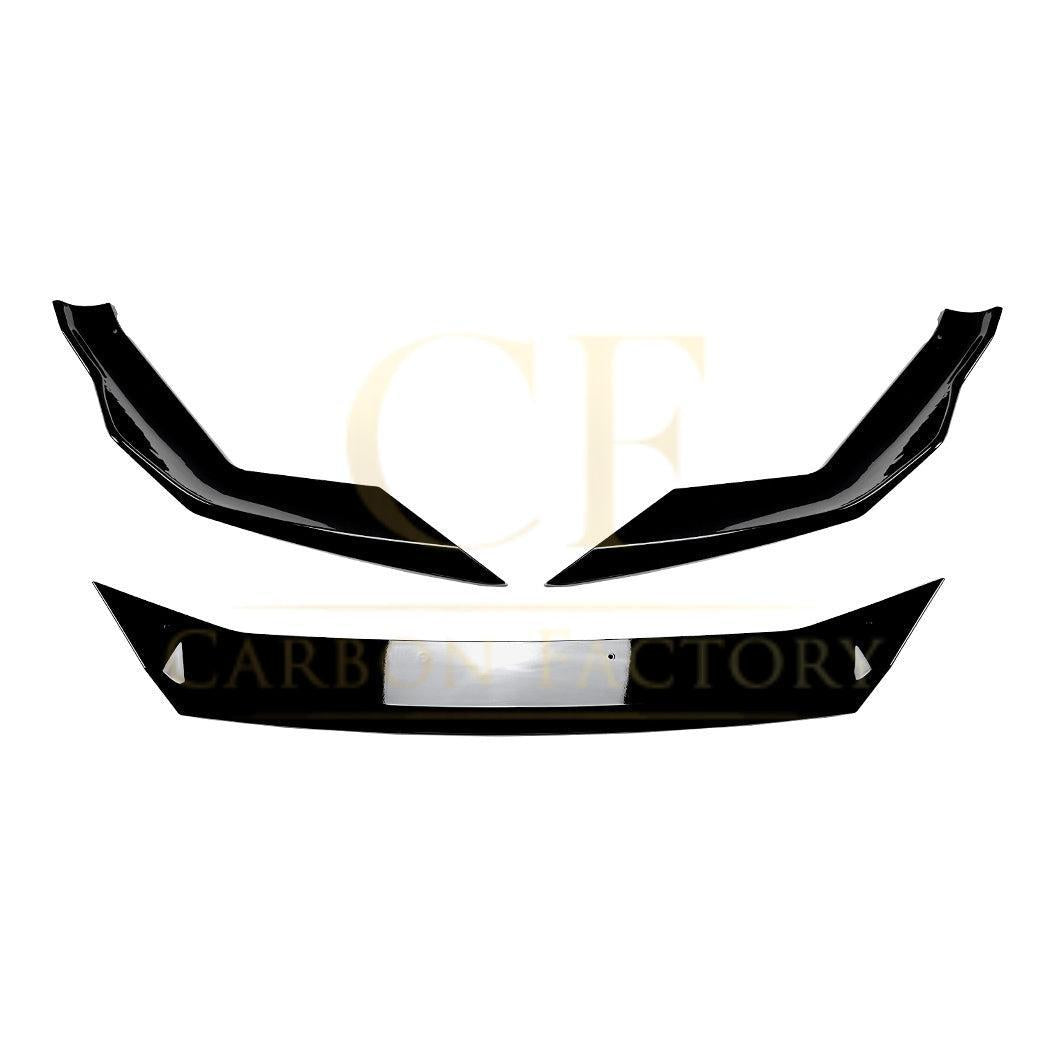 V Style Gloss Black Front Splitter for BMW F90 M5 21-24-Carbon Factory