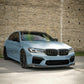 V Style Gloss Black Front Splitter for BMW F90 M5 21-24-Carbon Factory