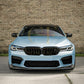 V Style Gloss Black Front Splitter for BMW F90 M5 21-24-Carbon Factory