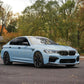 V Style Gloss Black Front Splitter for BMW F90 M5 21-24-Carbon Factory