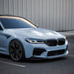 V Style Gloss Black Front Splitter for BMW F90 M5 21-24-Carbon Factory