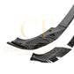 V Style Gloss Black Front Splitter for BMW G01 X3 IX3 G02 X4 LCI 22-25-Carbon Factory