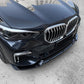 V Style Gloss Black Front Splitter for BMW G05 X5 Pre-LCI 19-22-Carbon Factory