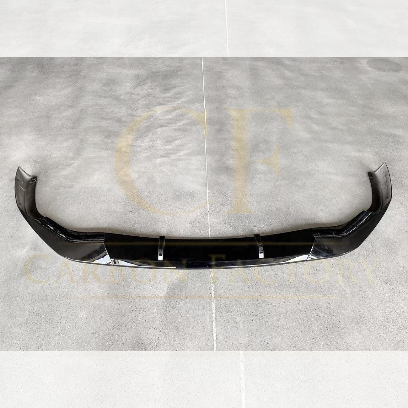 V Style Gloss Black Front Splitter for BMW G30 5 Series LCI 21-Present-Carbon Factory