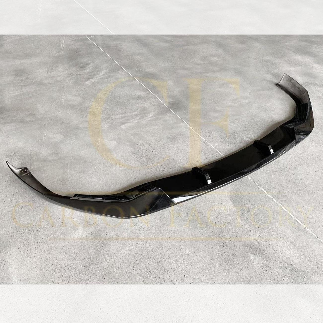 V Style Gloss Black Front Splitter for BMW G30 5 Series LCI 21-Present-Carbon Factory