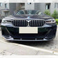 V Style Gloss Black Front Splitter for BMW G30 G31 5 Series LCI 21-24-Carbon Factory