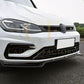 V Style Gloss Black Front Splitter for VW Golf MK7 MK7.5 GTI / R 13-20-Carbon Factory