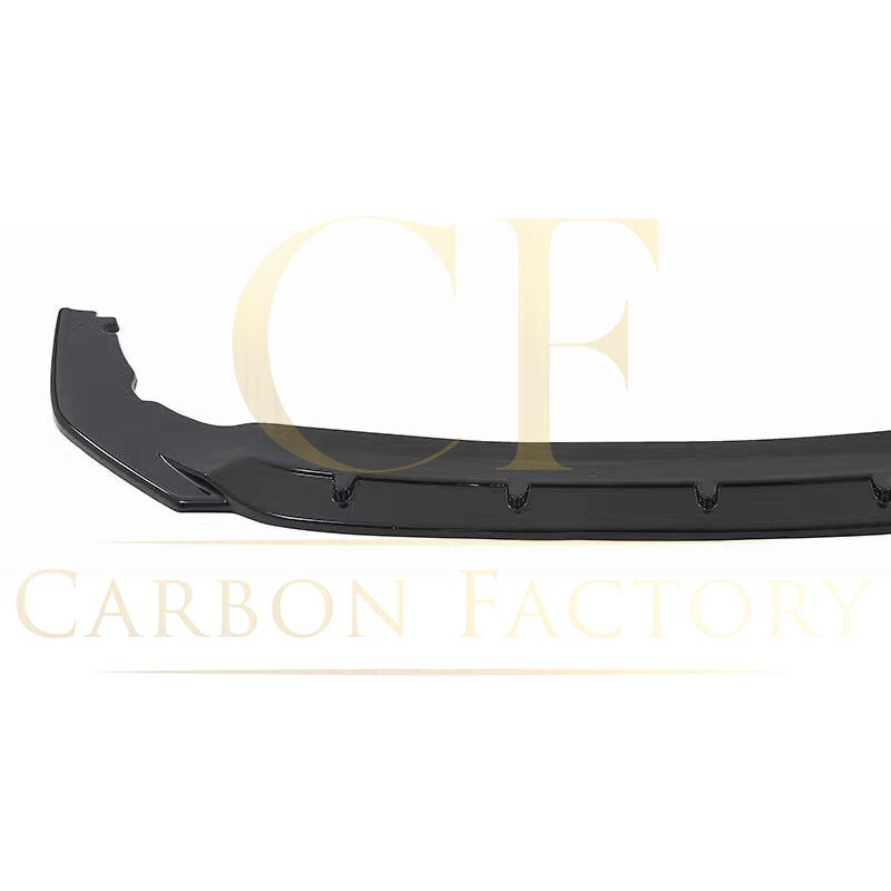 V Style Gloss Black Front Splitter for VW Golf MK8 GTI Clubsport 21-23-Carbon Factory