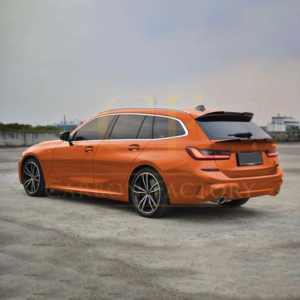 V Style Gloss Black Mid Spoiler for BMW G21 3 Series G81 M3 19-Present-Carbon Factory