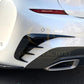 V Style Gloss Black Rear Bumper Trims for BMW 3 Series G20 G21 Pre-LCI 19-22-Carbon Factory