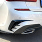 V Style Gloss Black Rear Bumper Trims for BMW 3 Series G20 G21 Pre-LCI 19-22-Carbon Factory