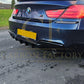 V Style Gloss Black Rear Diffuser Dual Exhaust for BMW 6 Series F06 F12 F13 M Sport 12-17-Carbon Factory