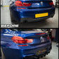 V Style Gloss Black Rear Diffuser Dual Exhaust for BMW 6 Series F06 F12 F13 M Sport 12-17-Carbon Factory