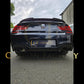 V Style Gloss Black Rear Diffuser Quad Exhaust for BMW 6 Series F06 F12 F13 M Sport 12-17-Carbon Factory