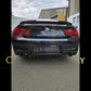 V Style Gloss Black Rear Diffuser Quad Exhaust for BMW 6 Series F06 F12 F13 M Sport 12-17-Carbon Factory