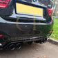 V Style Gloss Black Rear Diffuser for BMW F80 M3 F82 F83 M4 14-20-Carbon Factory