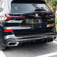 V Style Gloss Black Rear Diffuser for BMW G05 X5 19-25-Carbon Factory
