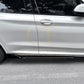 V Style Gloss Black Side Skirts for BMW G01 X3 G02 X4 18-24-Carbon Factory