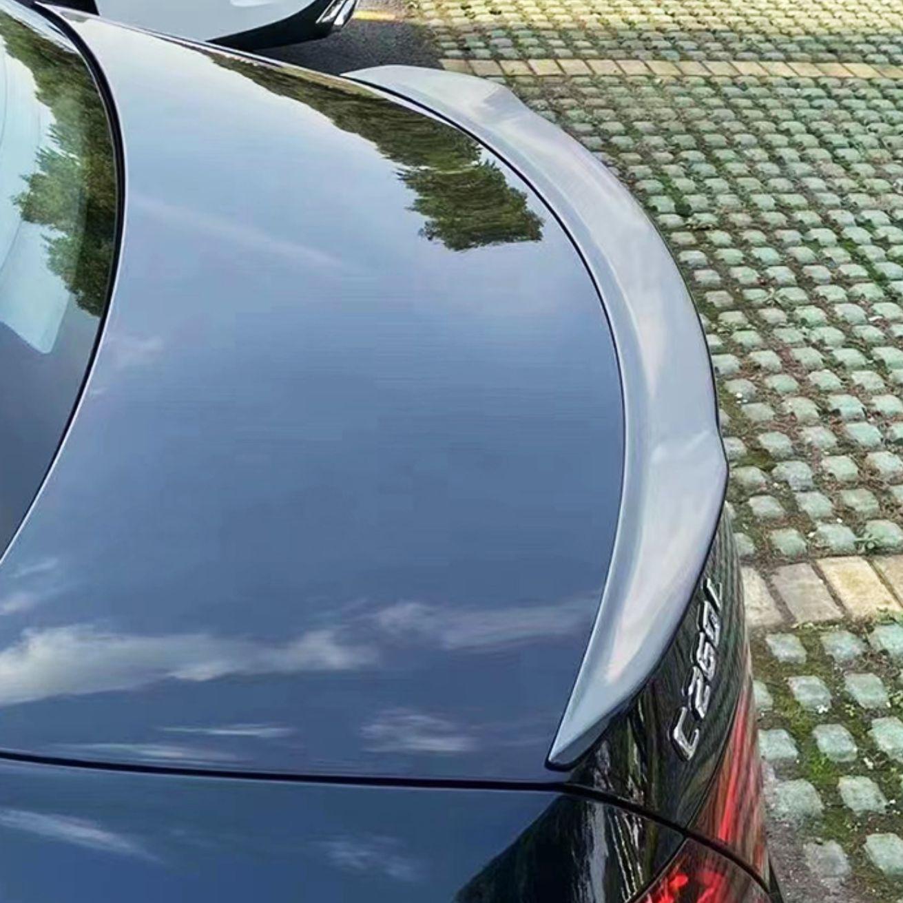 V Style Gloss Black Spoiler for Mercedes Benz W206 C Class Saloon 22-Present-Carbon Factory