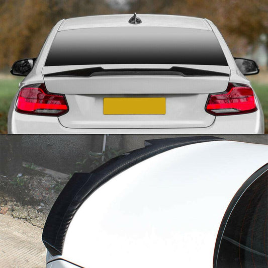 V Style Pre-Preg Carbon Fibre Boot Spoiler for BMW 2 Series F22 F87 M2 13-21-Carbon Factory
