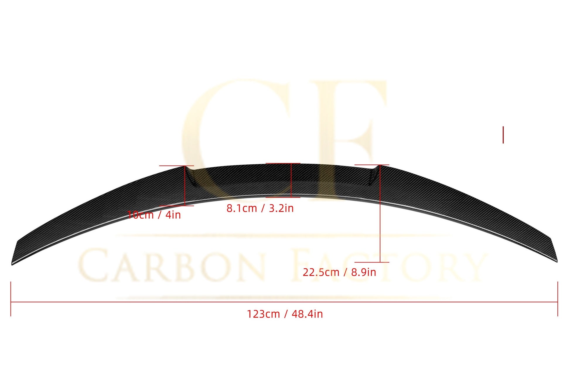 V Style Pre-Preg Carbon Fibre Boot Spoiler for BMW 3 Series E93 Convertible inc M3 07-13-Carbon Factory