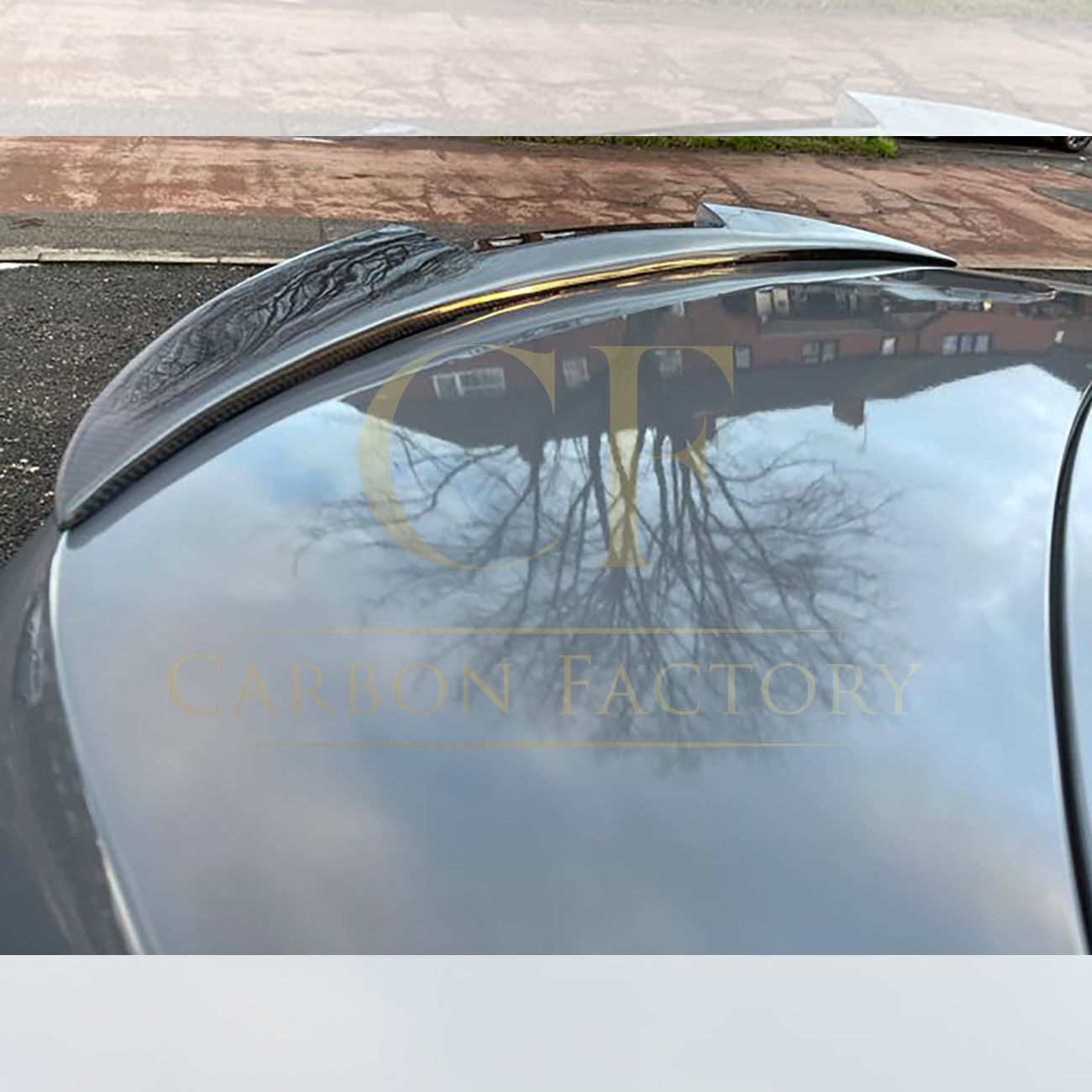 V Style Pre-Preg Carbon Fibre Boot Spoiler for BMW 3 Series E93 Convertible inc M3 07-13-Carbon Factory