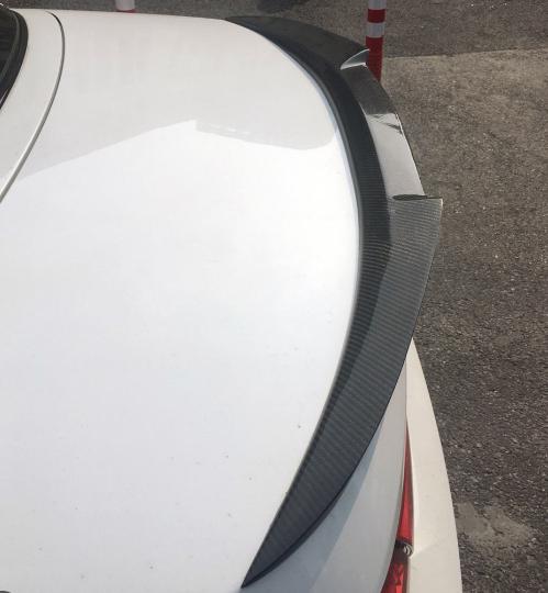 V Style Pre-Preg Carbon Fibre Boot Spoiler for BMW 3 Series E93 Convertible inc M3 07-13-Carbon Factory