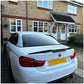 V Style Pre-Preg Carbon Fibre Boot Spoiler for BMW 4 Series F33 Convertible inc F83 M4 14-20-Carbon Factory