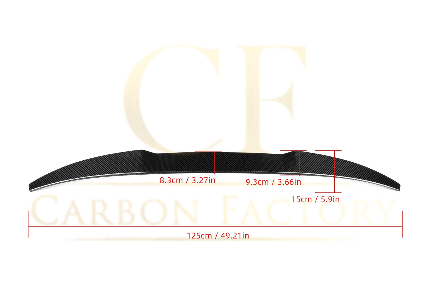 V Style Pre-Preg Carbon Fibre Boot Spoiler for BMW G02 X4 18-Present-Carbon Factory