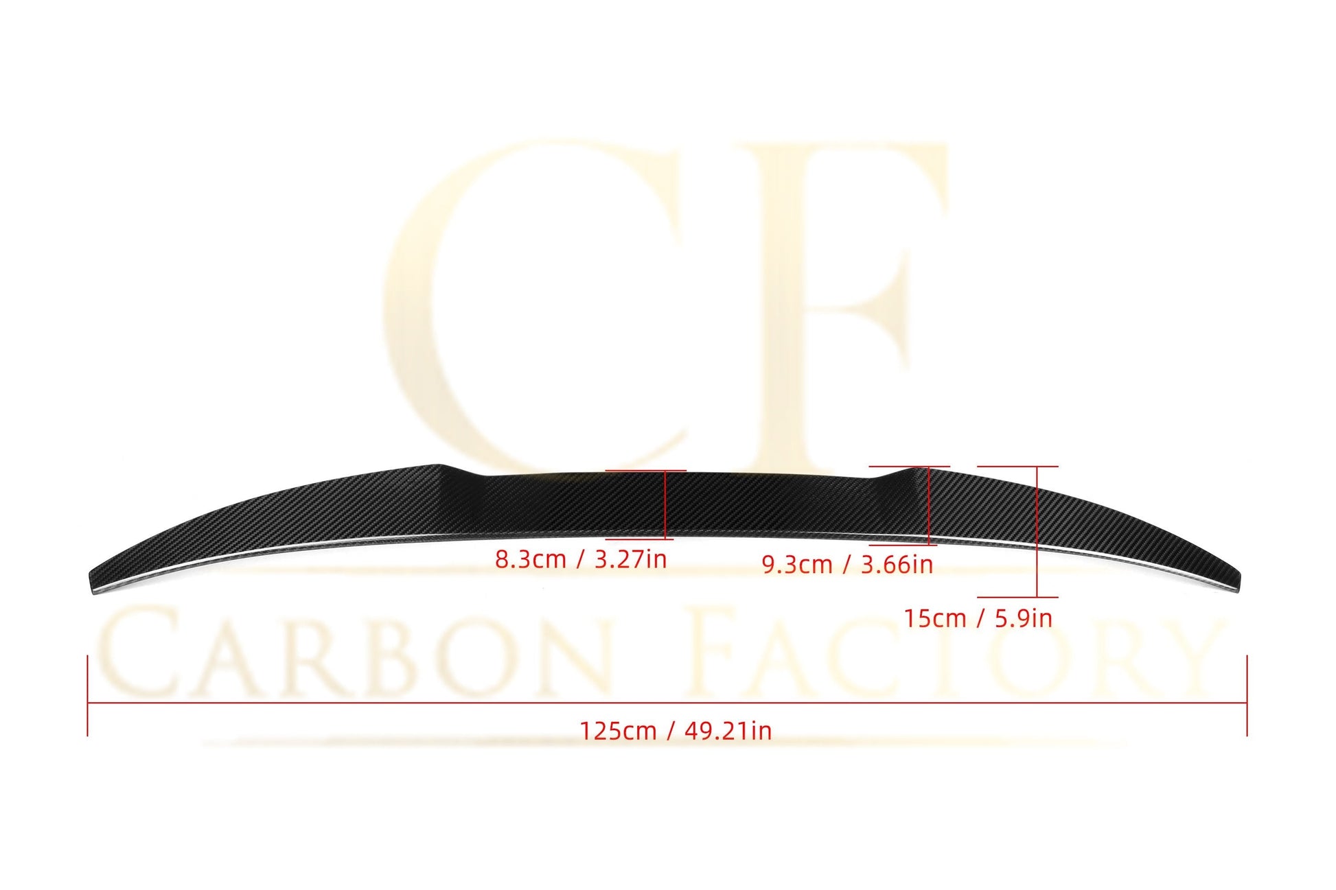 V Style Pre-Preg Carbon Fibre Boot Spoiler for BMW G02 X4 18-Present-Carbon Factory