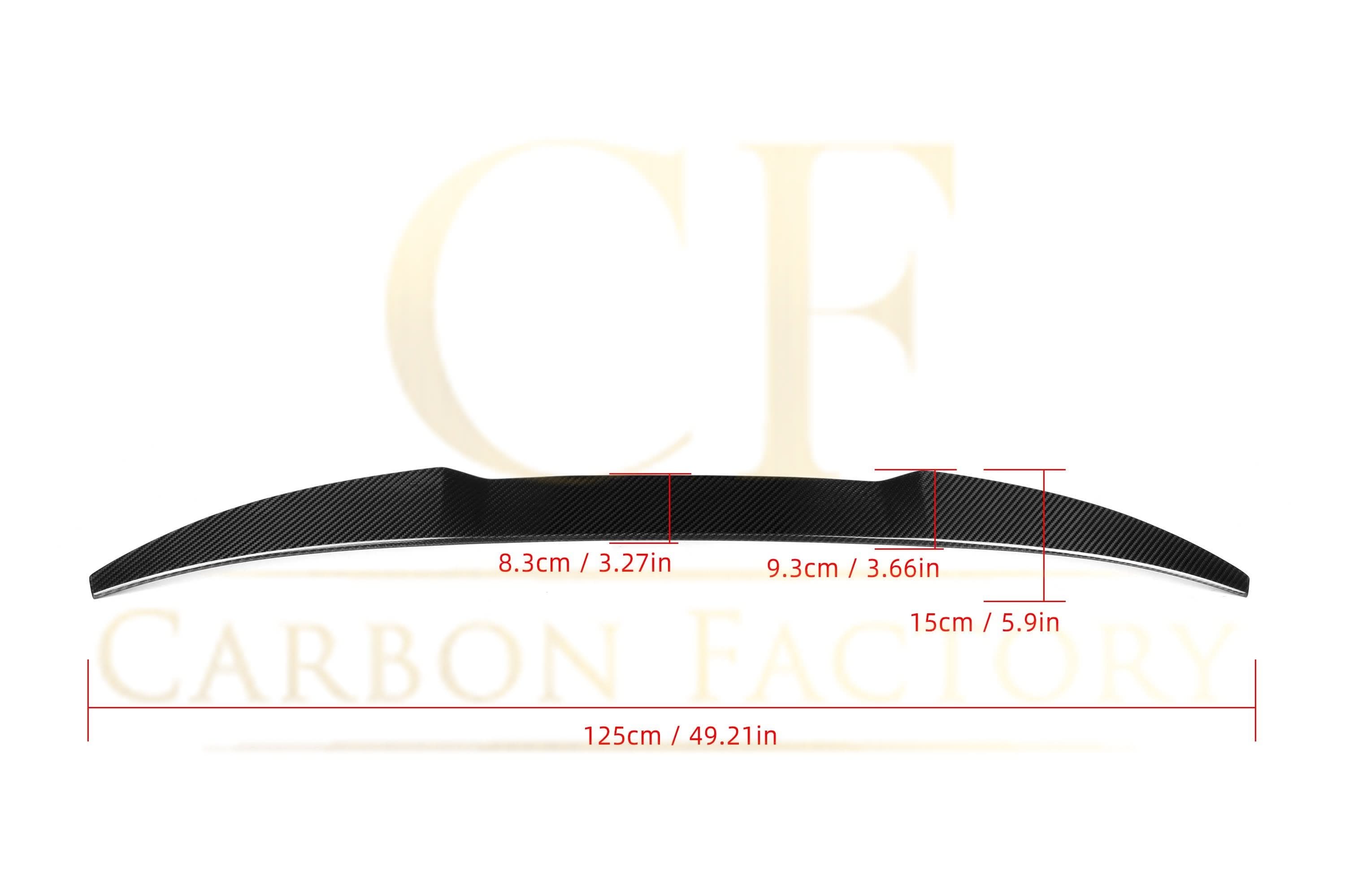 V Style Pre-Preg Carbon Fibre Boot Spoiler for BMW G02 X4 18-Present - Carbon Factory