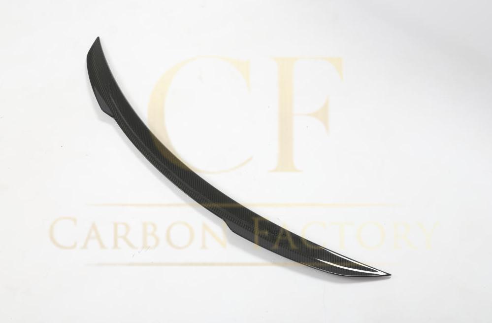 V Style Pre-Preg Carbon Fibre Boot Spoiler for Mercedes Benz W223 S Class 19-24-Carbon Factory