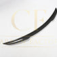 V Style Pre-Preg Carbon Fibre Boot Spoiler for Mercedes Benz W223 S Class 19-24-Carbon Factory