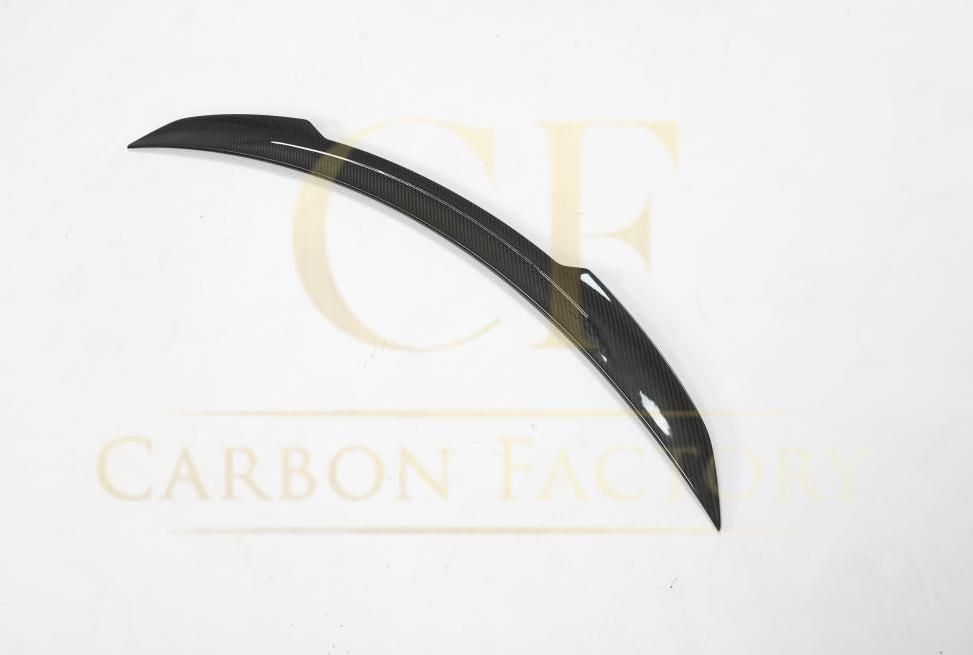 V Style Pre-Preg Carbon Fibre Boot Spoiler for Mercedes Benz W223 S Class 19-24-Carbon Factory
