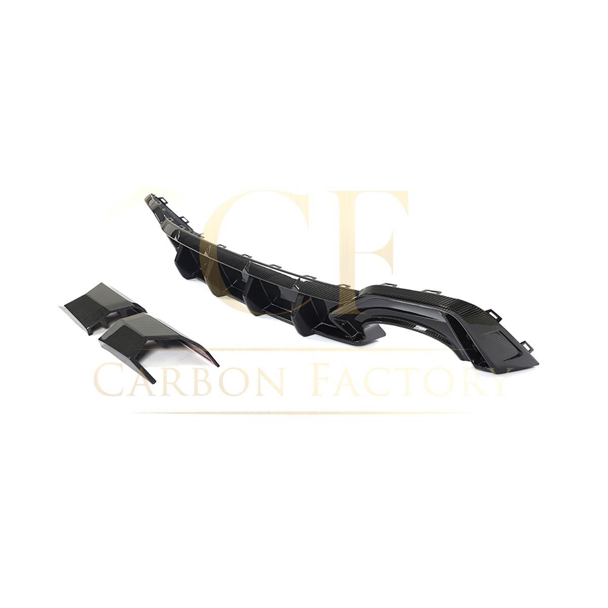 V Style Pre-Preg Carbon Fibre Diffuser for Audi C8 RS6 19-21-Carbon Factory